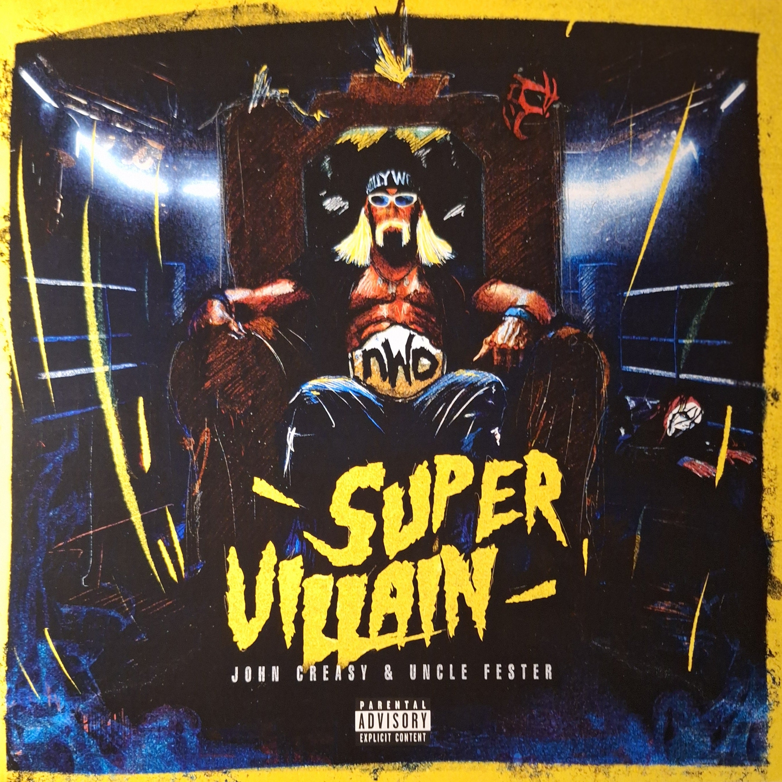 John Creasy & Uncle Fester-Super Villian (Marbled Tri-Color Vinyl)