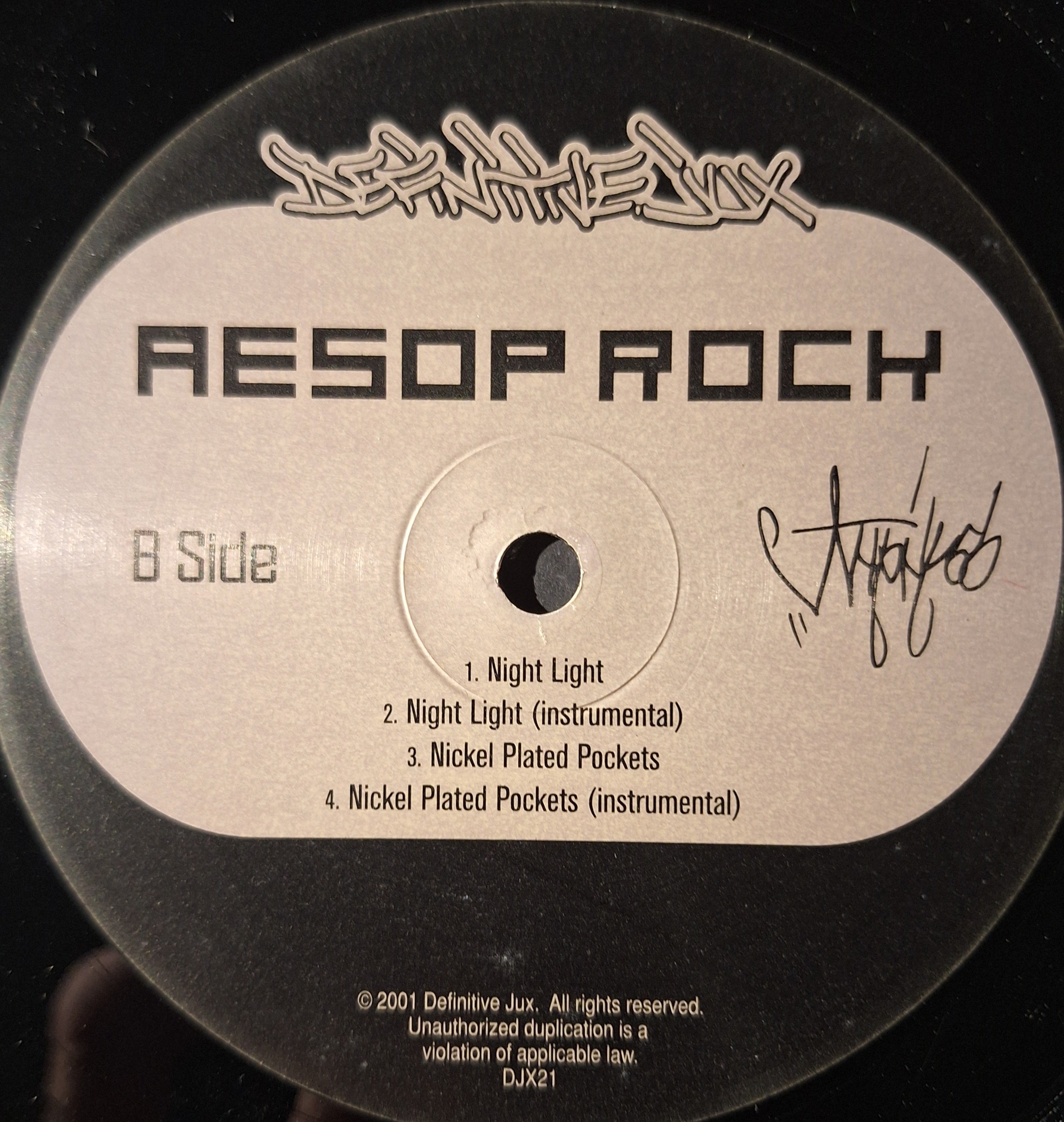 Aesop Rock-"Daylight"/"Night Light" (12" vinyl orginal pressing)