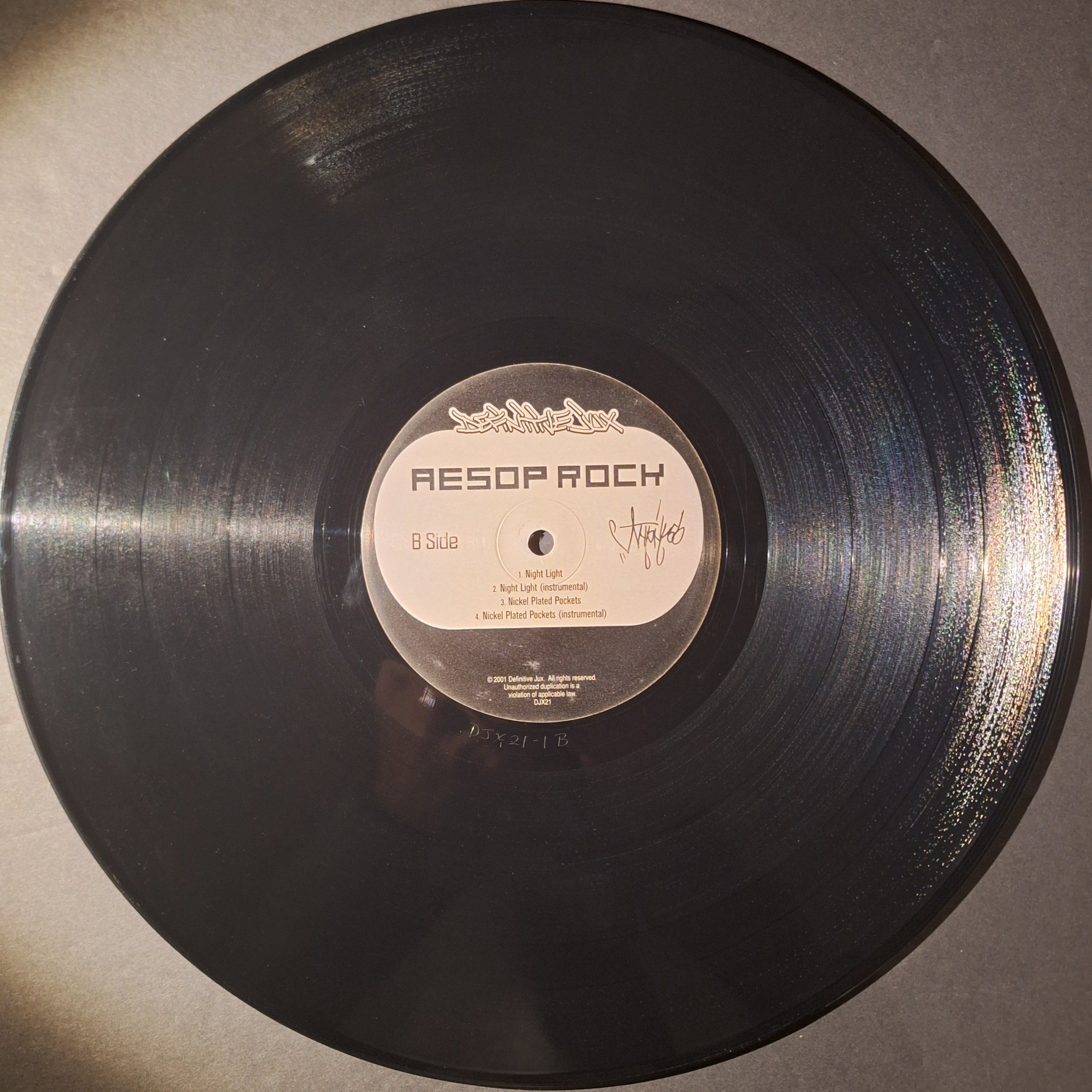 Aesop Rock-"Daylight"/"Night Light" (12" vinyl orginal pressing)