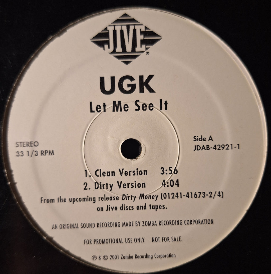 UGK-"Let Me See It" clean/dirty (12" Vinyl)
