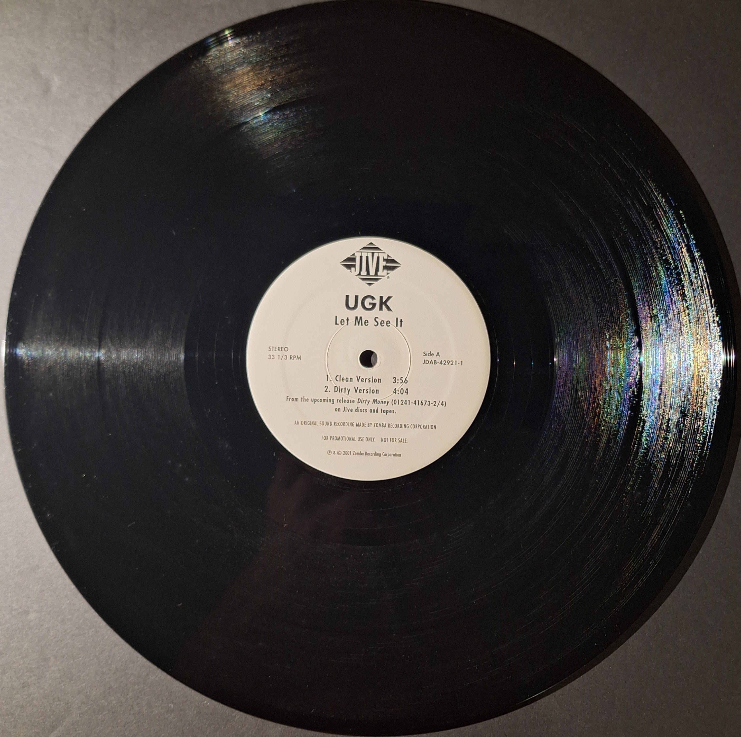 UGK-"Let Me See It" clean/dirty (12" Vinyl)