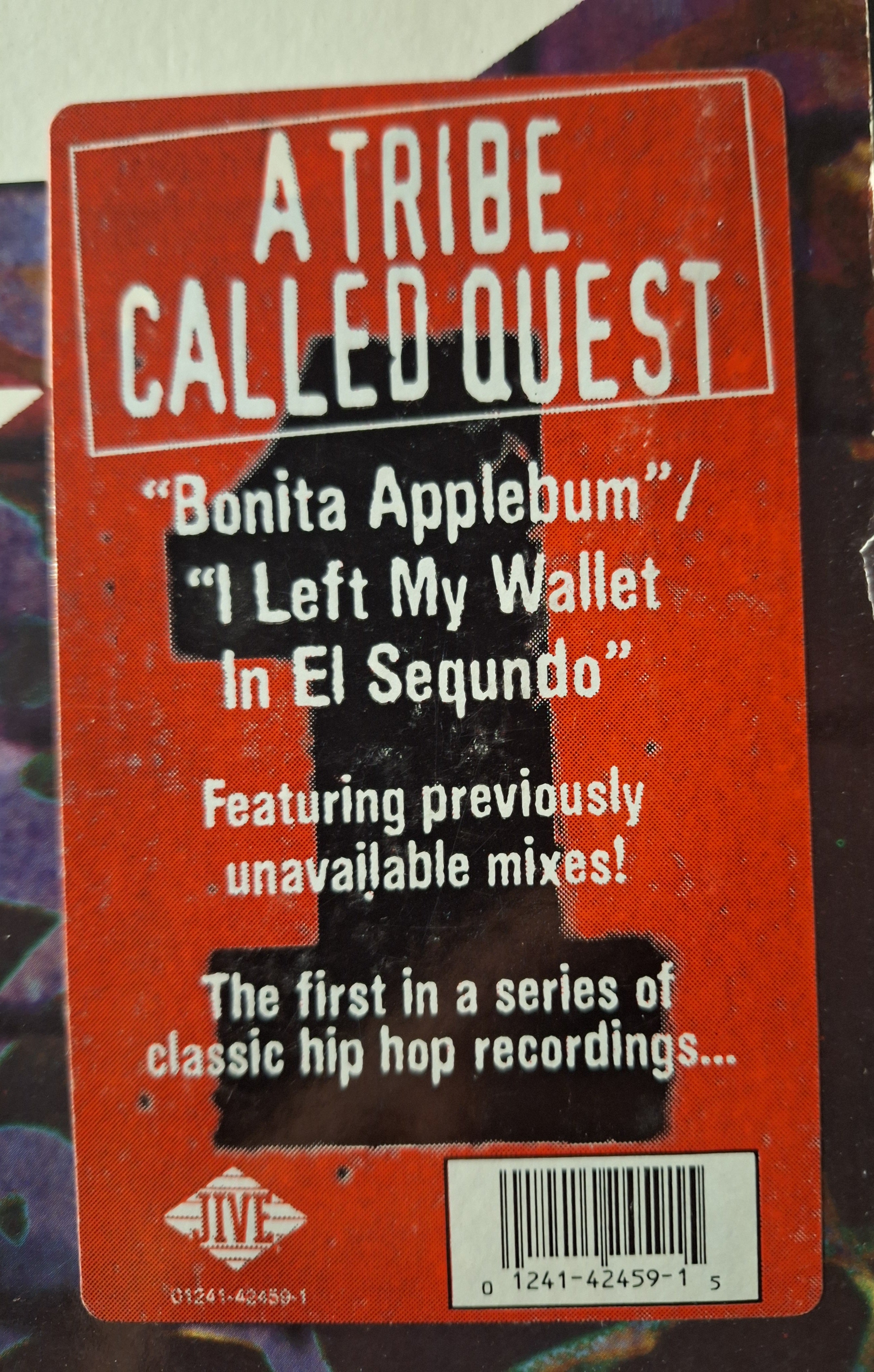 A Tribe Called Quest-"Bonita Applebum"/"I Left My Wallet in El Sequndo" (12" Single Vinyl)
