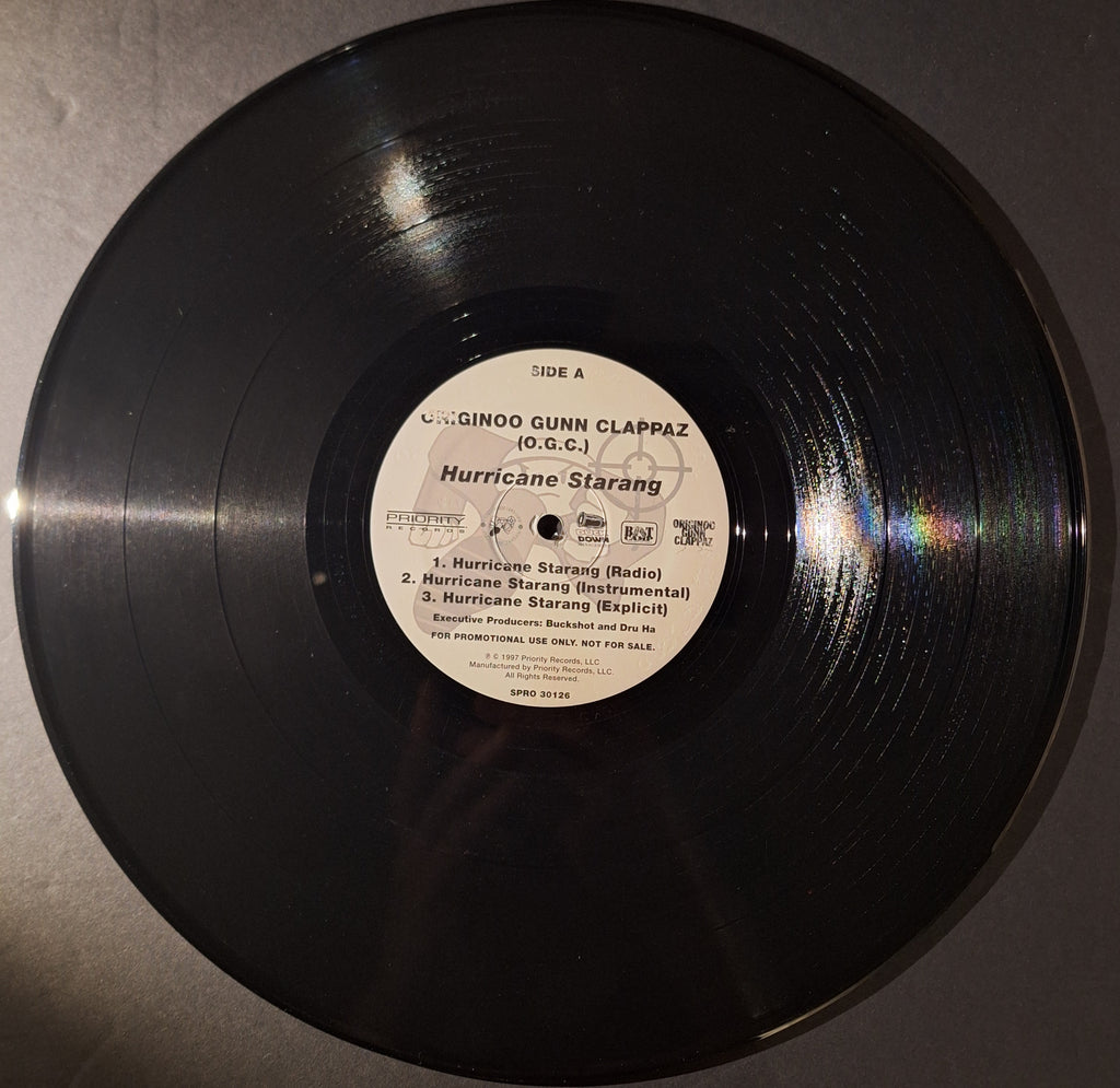 Originoo Gunn Clappaz (O.G.C.)-"Hurricane Starang" (12" Promo Vinyl)