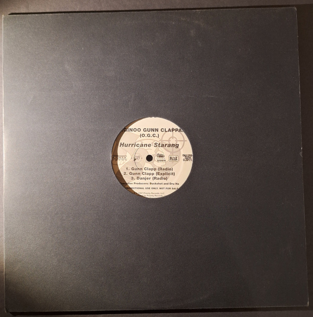 Originoo Gunn Clappaz (O.G.C.)-"Hurricane Starang" (12" Promo Vinyl)