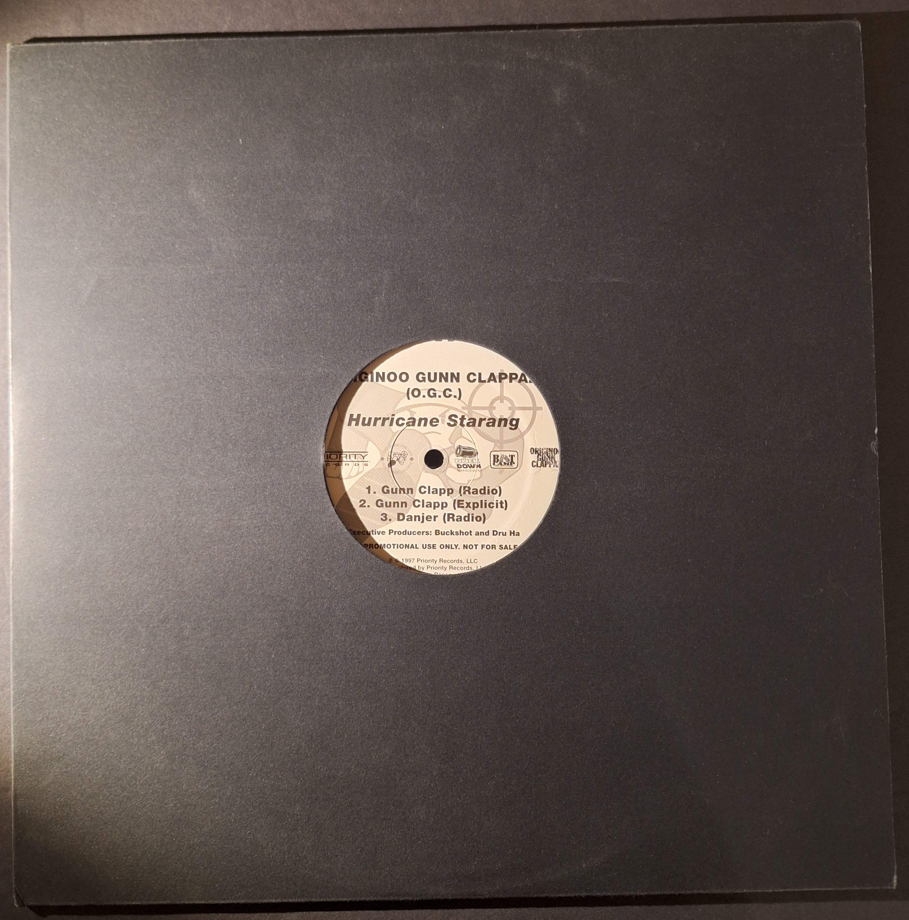 Originoo Gunn Clappaz (O.G.C.)-"Hurricane Starang" (12" Promo Vinyl)