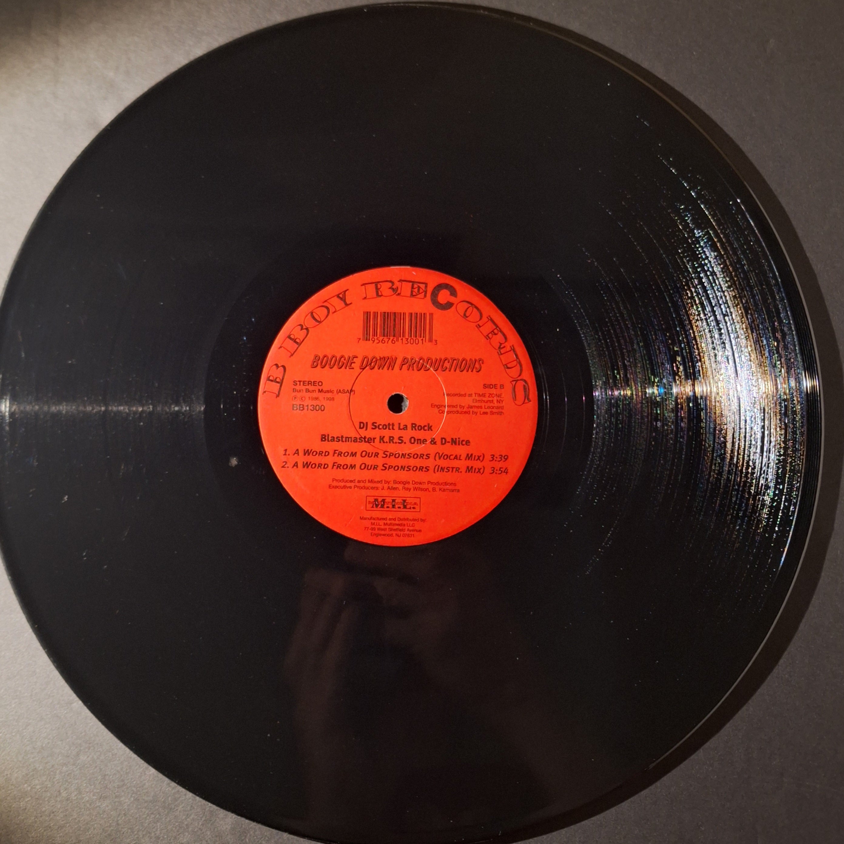 Boogie Down Productions- The Bridge is Over (1996 Reissue 12" Vinyl)