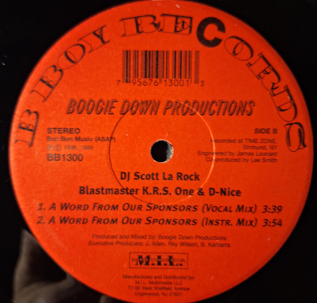 Boogie Down Productions- The Bridge is Over (1996 Reissue 12" Vinyl)