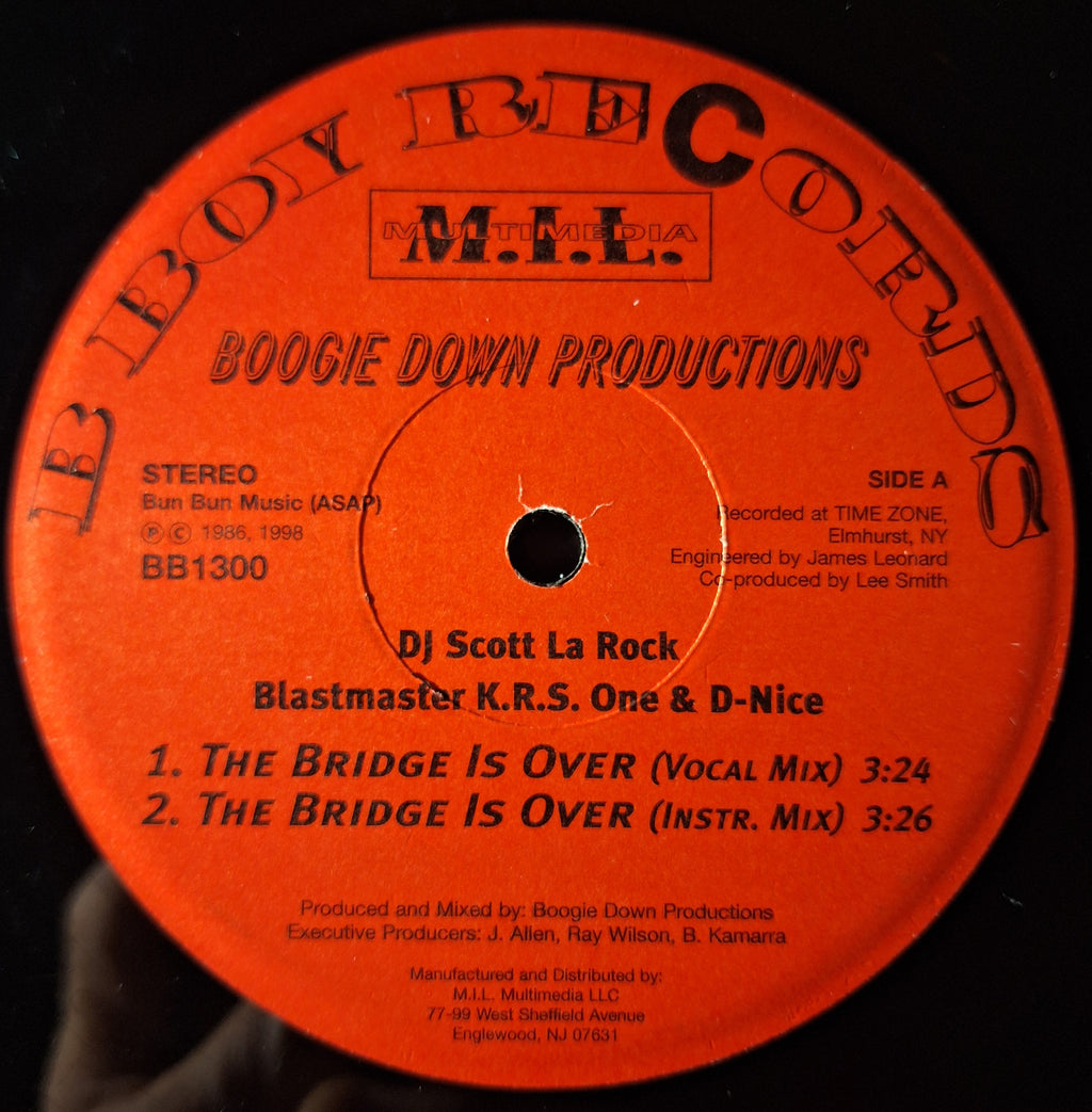 Boogie Down Productions- The Bridge is Over (1996 Reissue 12" Vinyl)
