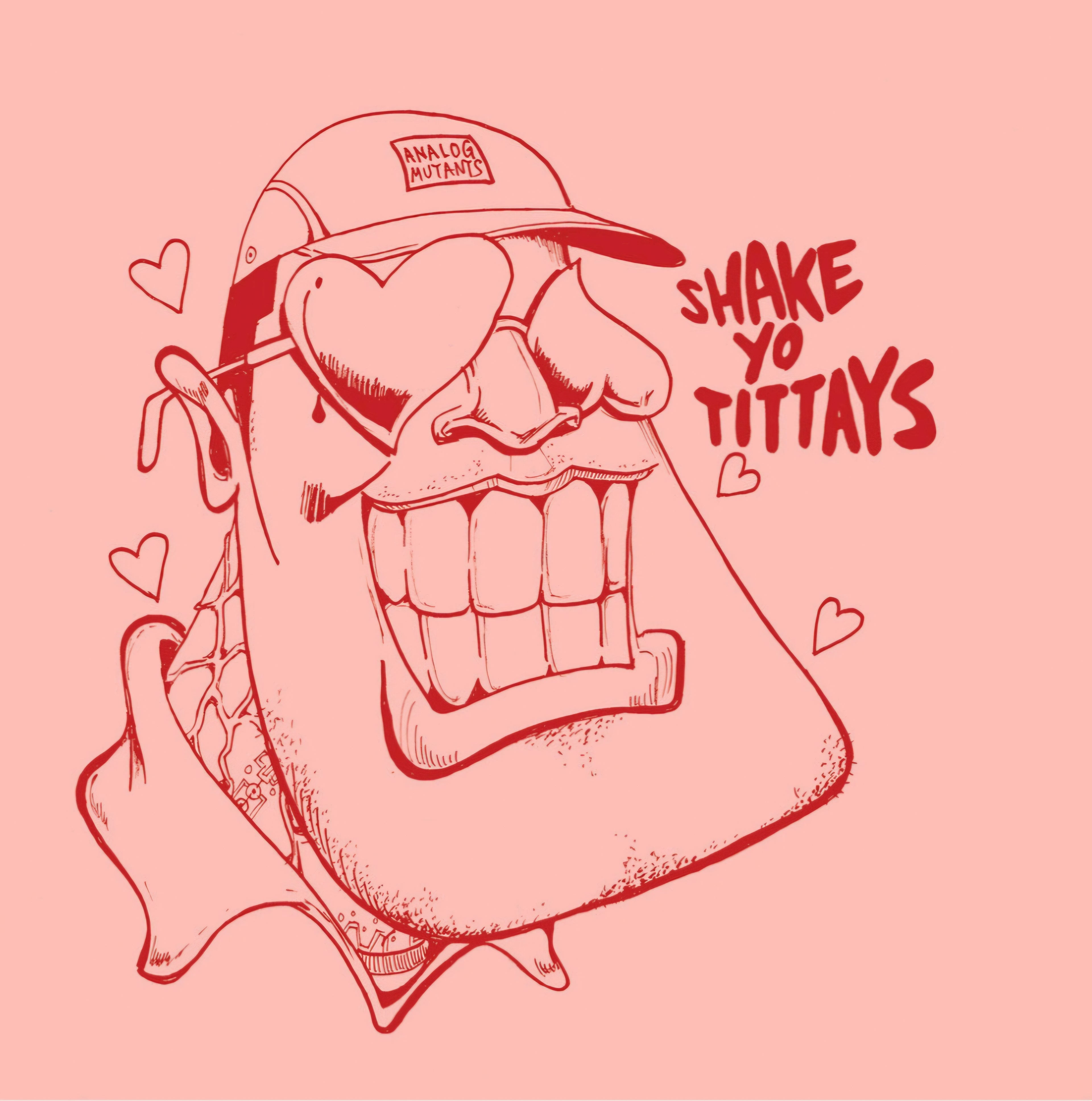 Analog Mutants-Tittyshaker (7" Pink Vinyl)